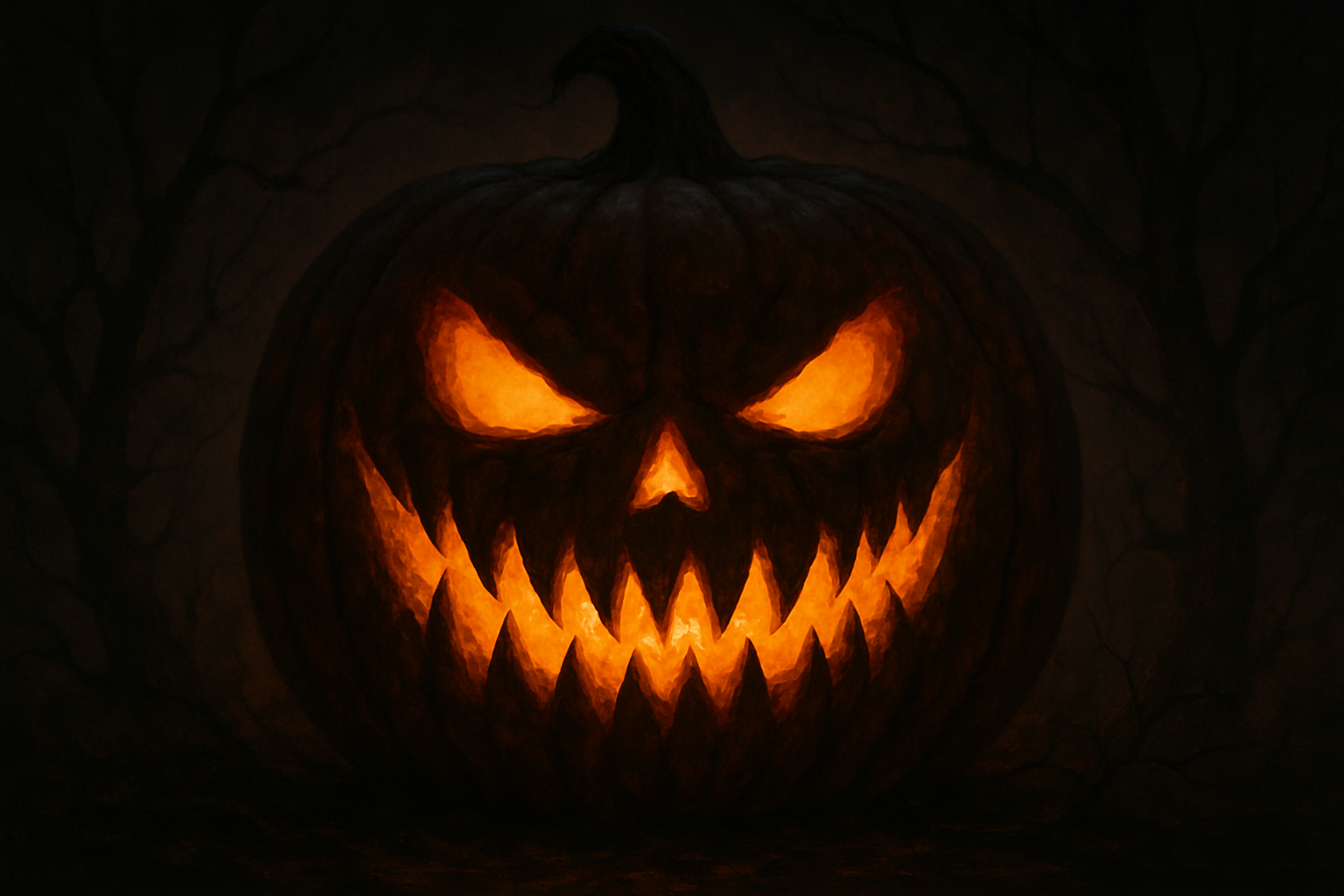 big spooky pumpkin